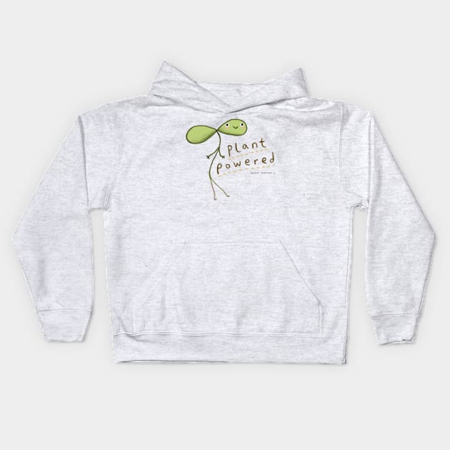 Plant Powered Kids Hoodie by Sophie Corrigan